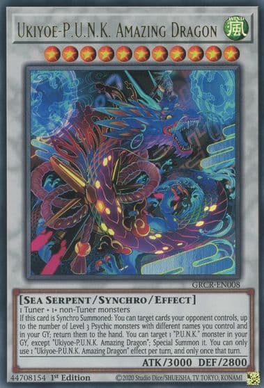 Ukiyoe PUNK Amazing Dragon The Grand Creators Yu-Gi-Oh! card