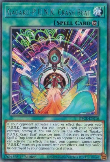 Gagaku PUNK Crash Beat The Grand Creators Yu-Gi-Oh! card