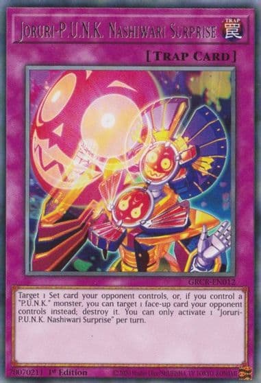 Joruri PUNK Nashiwari Surprise The Grand Creators Yu-Gi-Oh! card