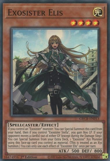 Exosister Elis The Grand Creators Yu-Gi-Oh! card