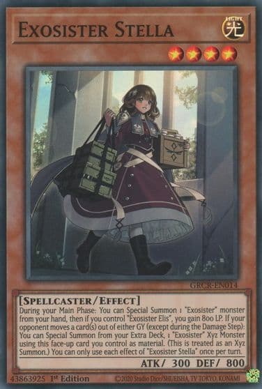 Exosister Stella The Grand Creators Yu-Gi-Oh! card