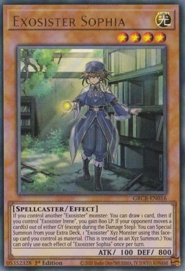 Exosister Sophia The Grand Creators Yu-Gi-Oh! card