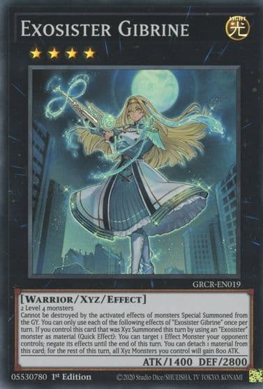 Exosister Gibrine The Grand Creators Yu-Gi-Oh! card