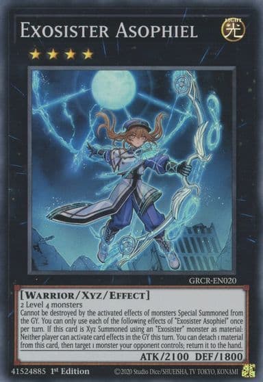 Exosister Asophiel The Grand Creators Yu-Gi-Oh! card