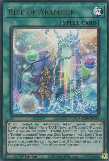 Rite of Aramesir The Grand Creators Yu-Gi-Oh! card