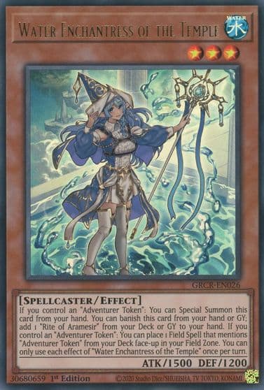 Water Enchantress of the Temple The Grand Creators Yu-Gi-Oh! card