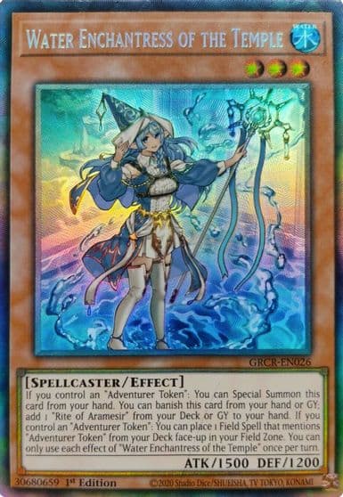 Water Enchantress of the Temple CR The Grand Creators Yu-Gi-Oh! card