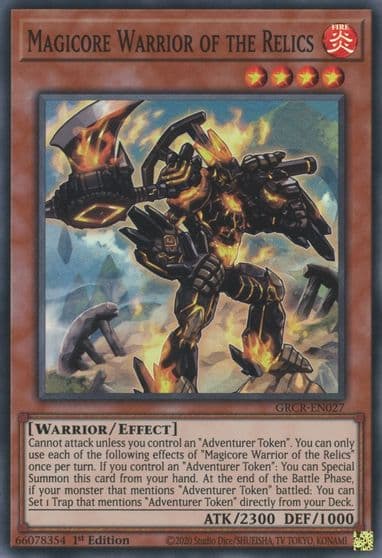 Magicore Warrior of the Relics The Grand Creators Yu-Gi-Oh! card