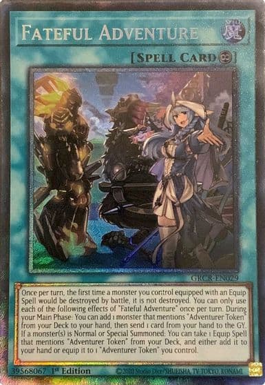 Fateful Adventure CR The Grand Creators Yu-Gi-Oh! card
