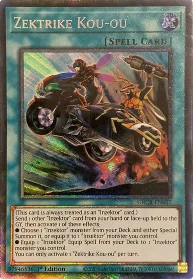 Zektrike Kou ou CR The Grand Creators Yu-Gi-Oh! card