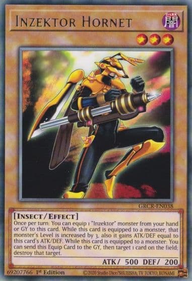 Inzektor Hornet The Grand Creators Yu-Gi-Oh! card