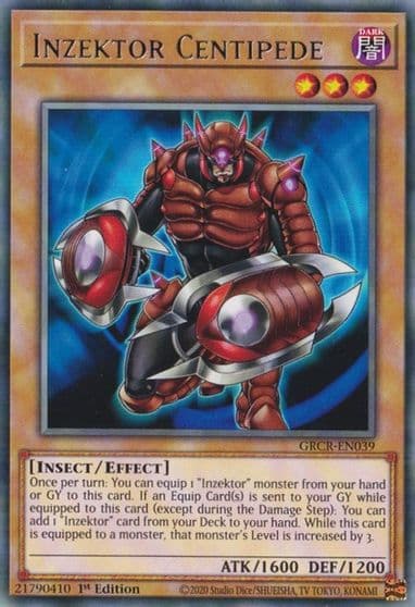 Inzektor Centipede The Grand Creators Yu-Gi-Oh! card