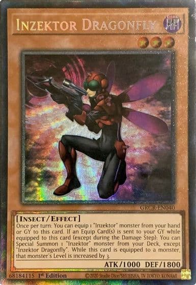 Inzektor Dragonfly CR The Grand Creators Yu-Gi-Oh! card