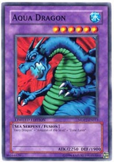 Aqua Dragon McDonald's Promo Series 2 Yu-Gi-Oh! card
