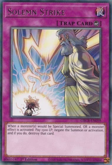 Solemn Strike The Grand Creators Yu-Gi-Oh! card