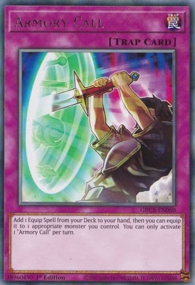 Armory Call The Grand Creators Yu-Gi-Oh! card