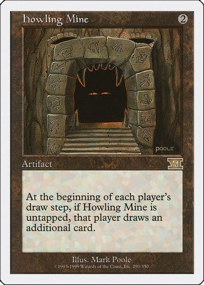 Howling Mine Classic Sixth Edition Magic card
