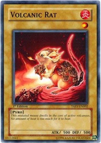 Volcanic Rat Tactical Evolution Yu-Gi-Oh! card