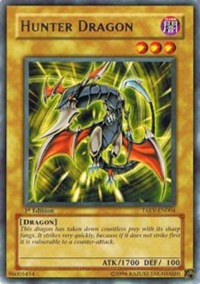 Hunter Dragon Tactical Evolution Yu-Gi-Oh! card