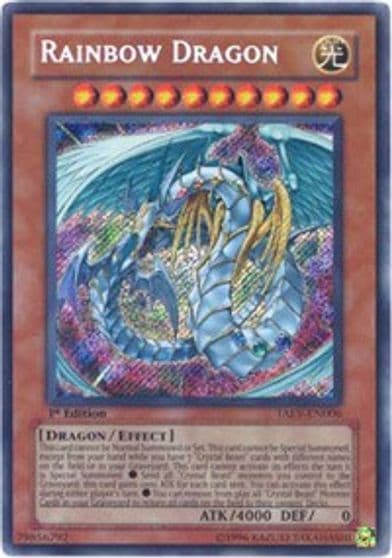 Rainbow Dragon Tactical Evolution Yu-Gi-Oh! card