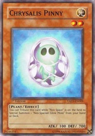 Chrysalis Pinny Tactical Evolution Yu-Gi-Oh! card
