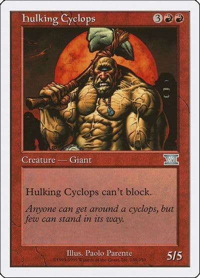 Hulking Cyclops Classic Sixth Edition Magic card