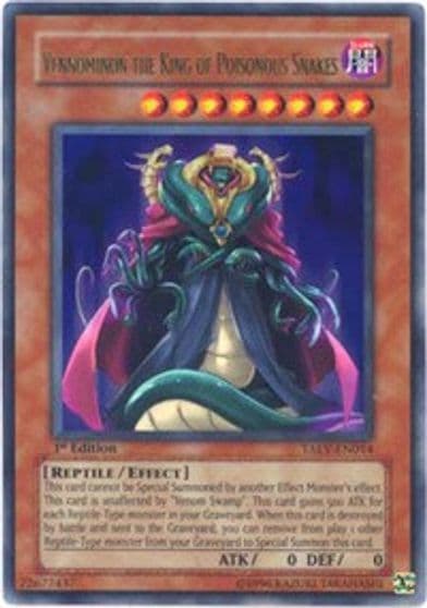 Vennominon the King of Poisonous Snakes Tactical Evolution Yu-Gi-Oh! card
