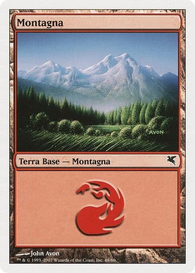 Mountain Italian Montagna C48 Magic Encyclopedia 2005 (Salvat/Hachette) Magic card