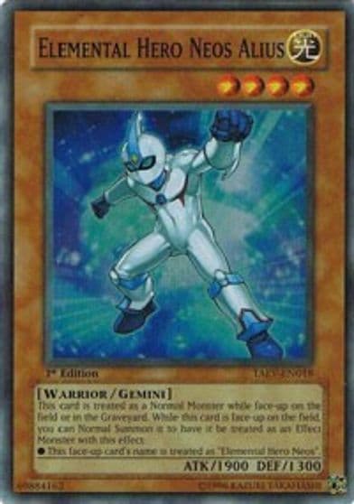 Elemental Hero Neos Alius Tactical Evolution Yu-Gi-Oh! card
