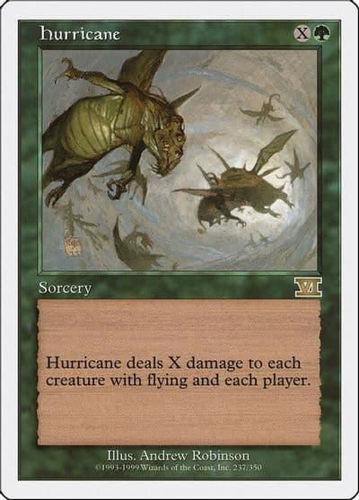 Hurricane Classic Sixth Edition Magic card