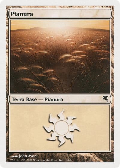 Plains Spanish Llanura C10 Magic Encyclopedia 2005 (Salvat/Hachette) Magic card