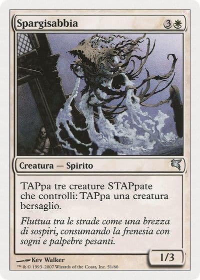 Sandsower Italian Spargisabbia C51 Magic Encyclopedia 2005 (Salvat/Hachette) Magic card