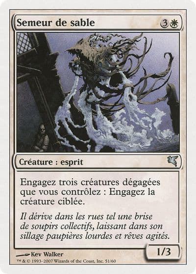 Sandsower French Semeur de sable C51 Magic Encyclopedia 2005 (Salvat/Hachette) Magic card