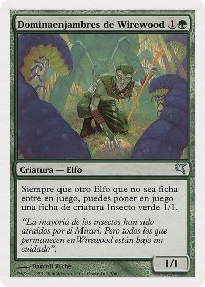 Wirewood Hivemaster Spanish Dominaenjambres de Wirewood B3 Magic Encyclopedia 2005 (Salvat/Hachette) Magic card