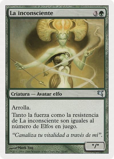Heedless One Spanish La inconsciente Magic Encyclopedia 2005 (Salvat/Hachette) Magic card