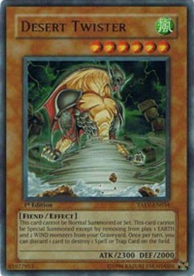 Desert Twister Tactical Evolution Yu-Gi-Oh! card