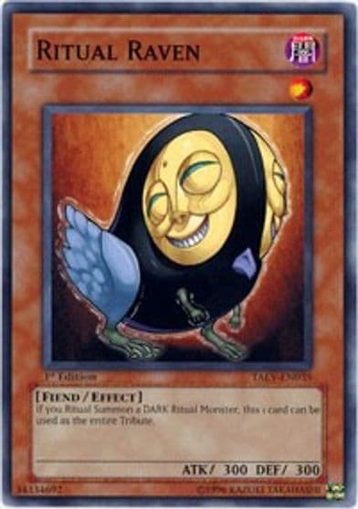 Ritual Raven Tactical Evolution Yu-Gi-Oh! card