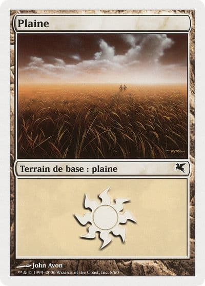 Plains French Plaine G8 Magic Encyclopedia 2005 (Salvat/Hachette) Magic card
