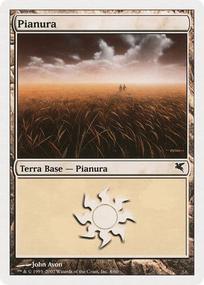 Plains Italian Pianura C8 Magic Encyclopedia 2005 (Salvat/Hachette) Magic card