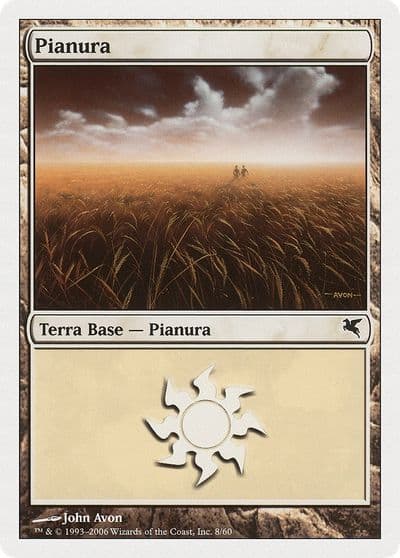 Plains Italian Pianura G8 Magic Encyclopedia 2005 (Salvat/Hachette) Magic card