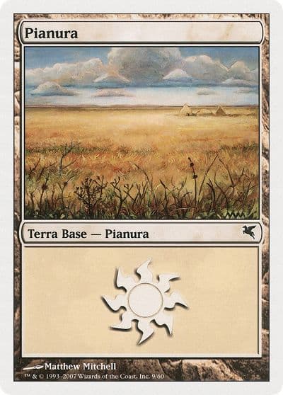 Plains Italian Pianura C9 Magic Encyclopedia 2005 (Salvat/Hachette) Magic card