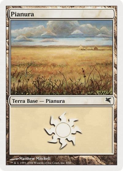 Plains Italian Pianura G9 Magic Encyclopedia 2005 (Salvat/Hachette) Magic card