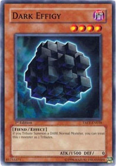 Dark Effigy Tactical Evolution Yu-Gi-Oh! card