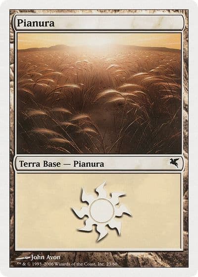 Plains Italian Pianura G23 Magic Encyclopedia 2005 (Salvat/Hachette) Magic card