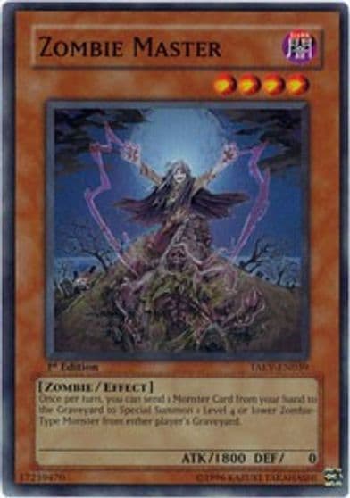 Zombie Master Tactical Evolution Yu-Gi-Oh! card