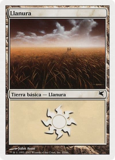 Plains Italian Pianura J35 Magic Encyclopedia 2005 (Salvat/Hachette) Magic card