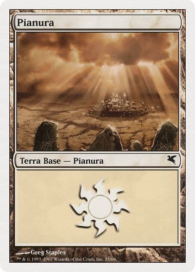 Plains Italian Pianura L35 Magic Encyclopedia 2005 (Salvat/Hachette) Magic card