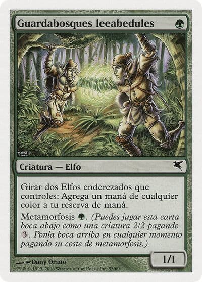 Birchlore Rangers Spanish Guardabosques leeabedules B53 Magic Encyclopedia 2005 (Salvat/Hachette) Magic card