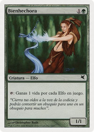 Wellwisher Spanish Bienhechora Magic Encyclopedia 2005 (Salvat/Hachette) Magic card