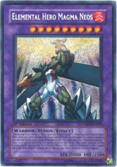 Elemental Hero Magma Neos Tactical Evolution Yu-Gi-Oh! card